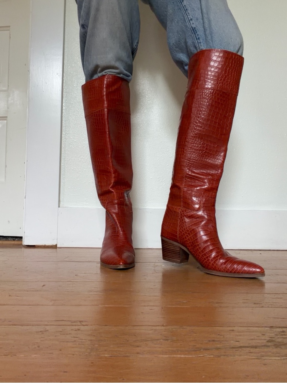 Franco Sarto croc boots - Picture 2 of 2